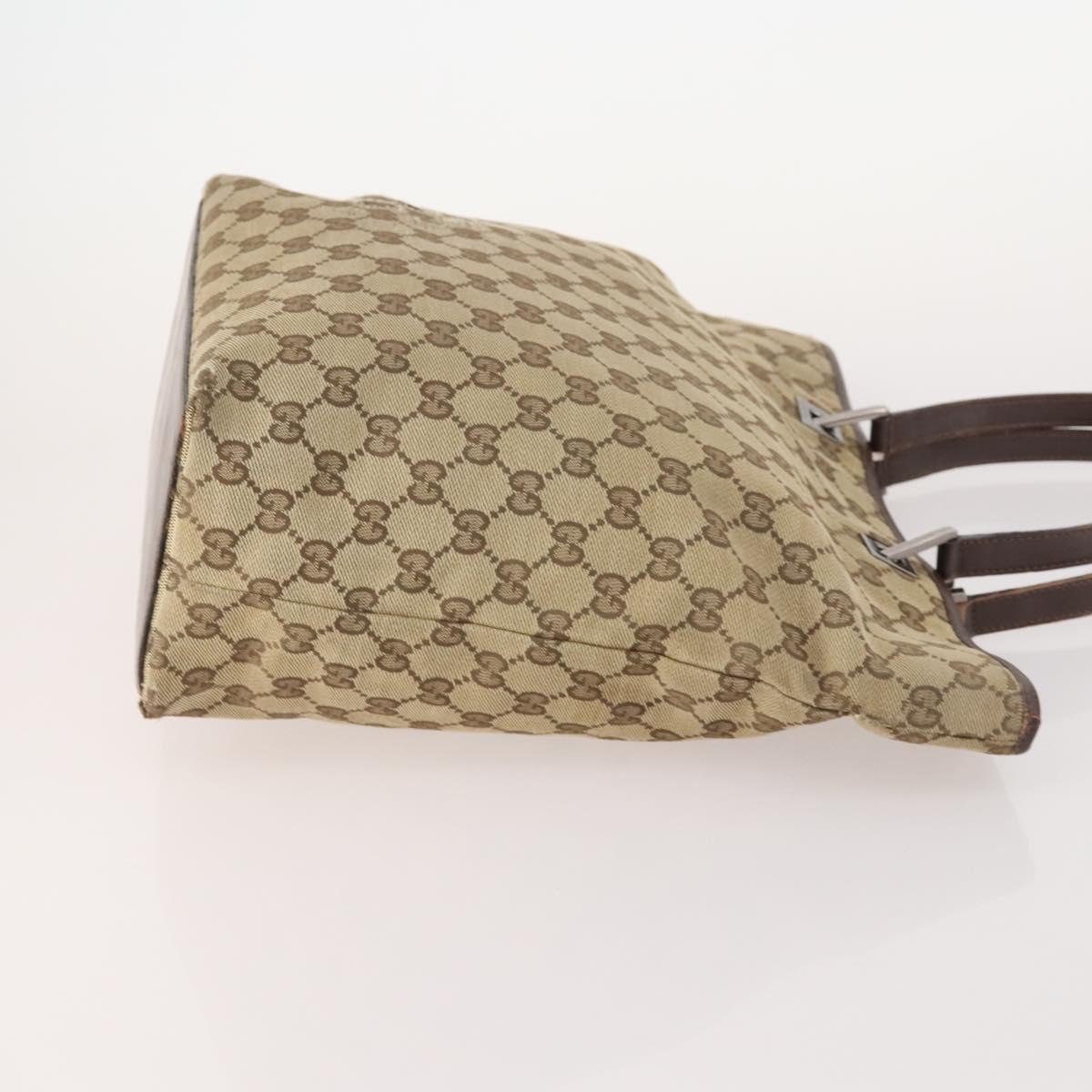 GUCCI GG Canvas Shoulder Bag Nylon 3 Set Beige Black Auth ti3900