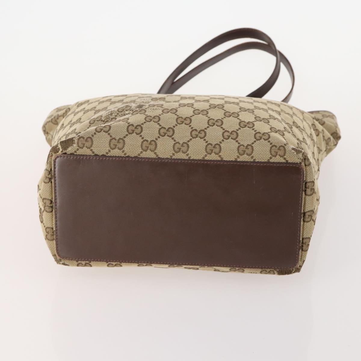 GUCCI GG Canvas Shoulder Bag Nylon 3 Set Beige Black Auth ti3900
