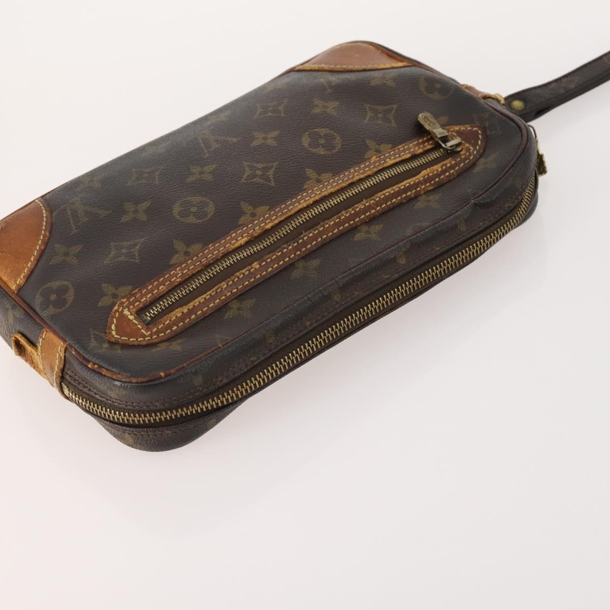 LOUIS VUITTON Monogram Pouch 2 Set LV Auth ti3902