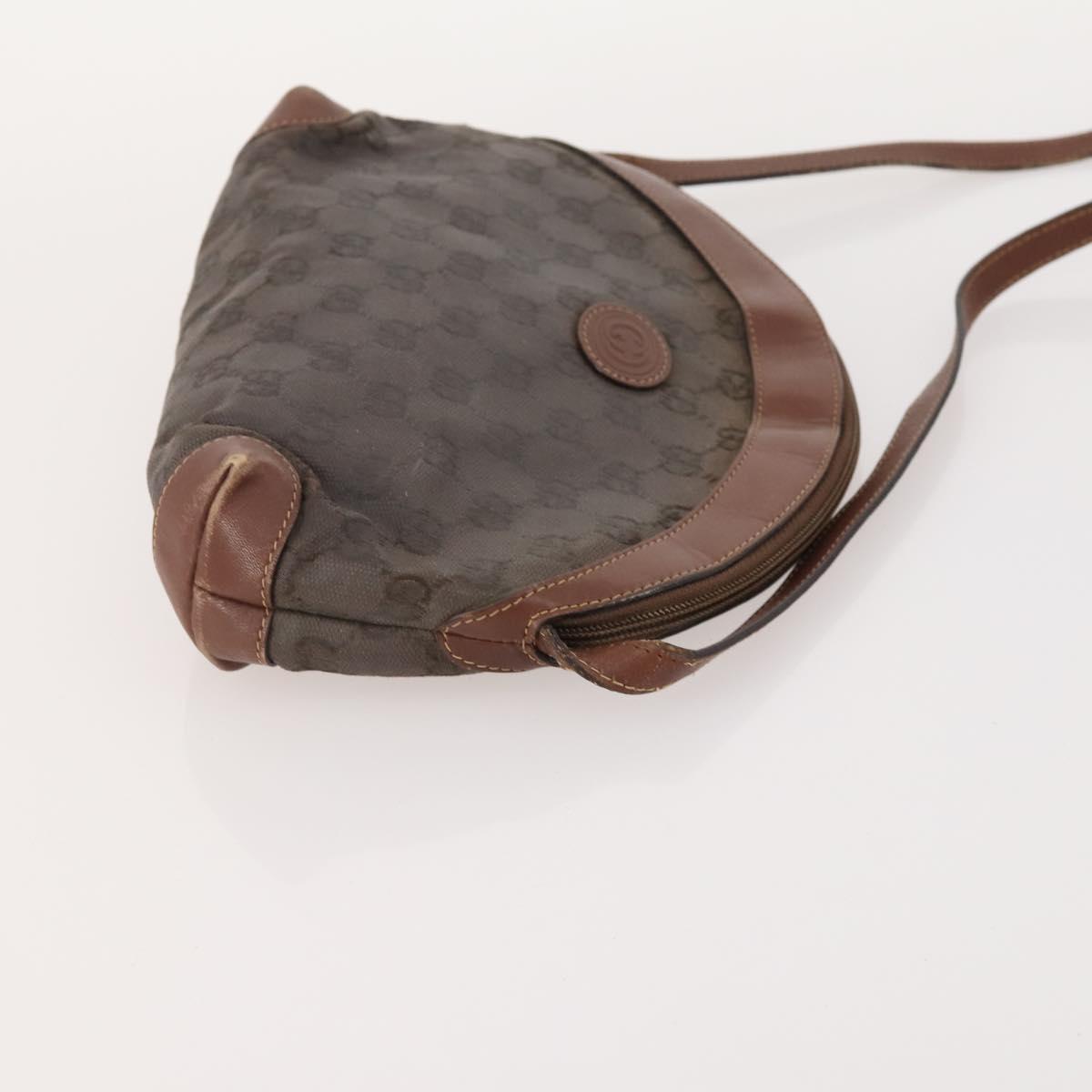 GUCCI GG Supreme Shoulder Bag PVC 3 Set Beige Brown Auth ti3903
