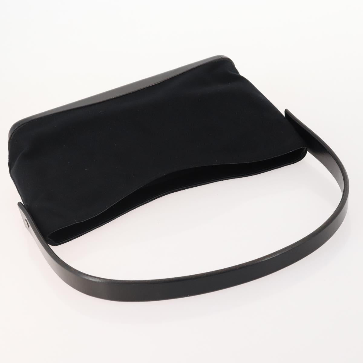 Salvatore Ferragamo Shoulder Bag Suede 2 Set Black Auth ti3904