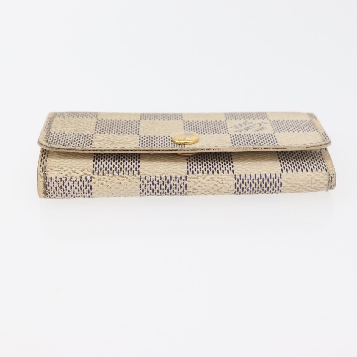 LOUIS VUITTON Monogram Epi Wallet 5 Set Red Damier Azur LV Auth ti3908