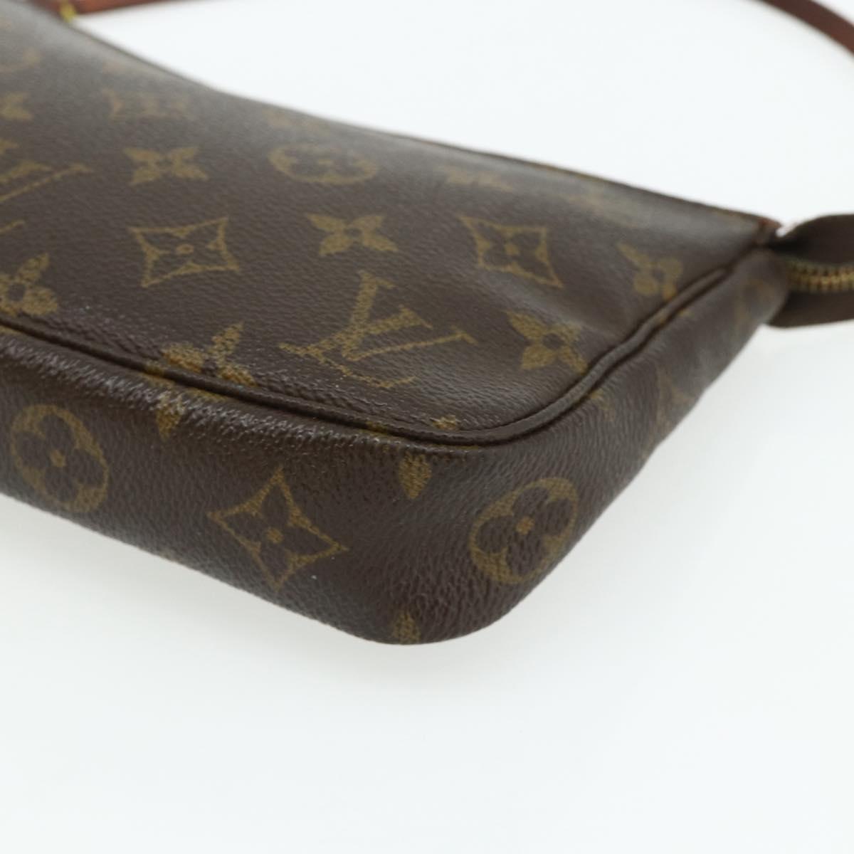 LOUIS VUITTON Monogram Pochette Accessoires Pouch M51980 LV Auth ti3911
