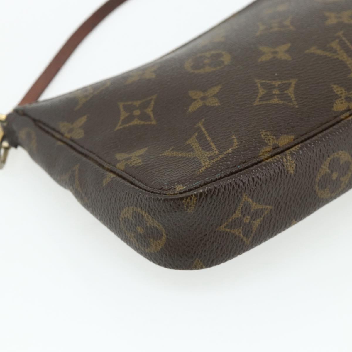 LOUIS VUITTON Monogram Pochette Accessoires Pouch M51980 LV Auth ti3911