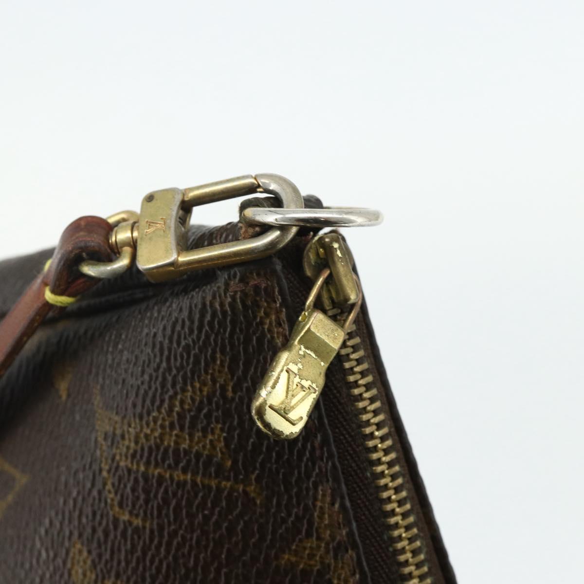 LOUIS VUITTON Monogram Pochette Accessoires Pouch M51980 LV Auth ti3911