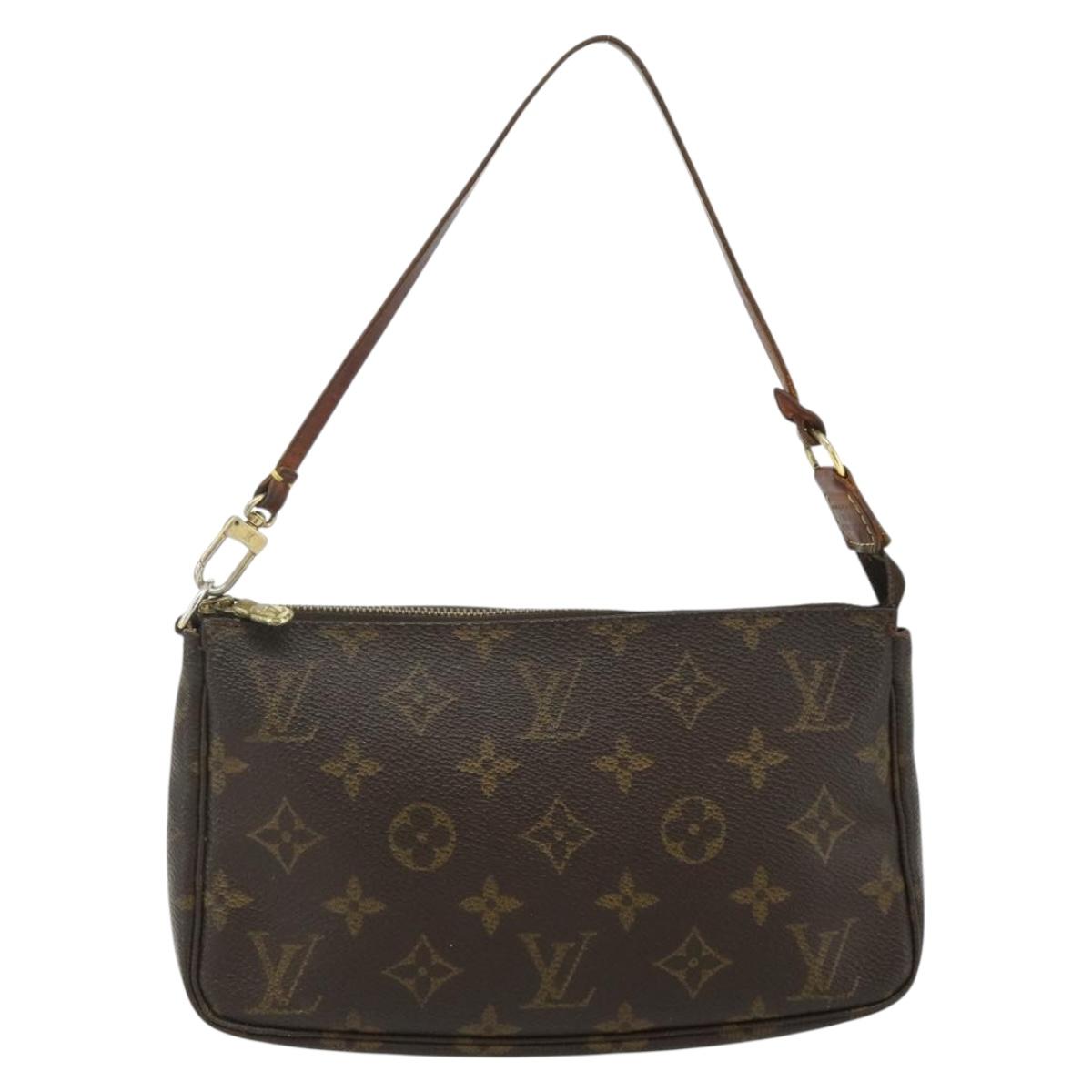 LOUIS VUITTON Monogram Pochette Accessoires Pouch M51980 LV Auth ti3911