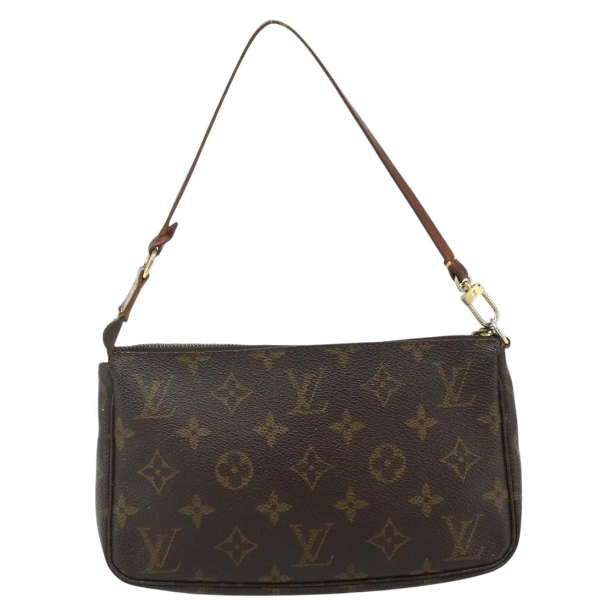 LOUIS VUITTON Monogram Pochette Accessoires Pouch M51980 LV Auth ti3911