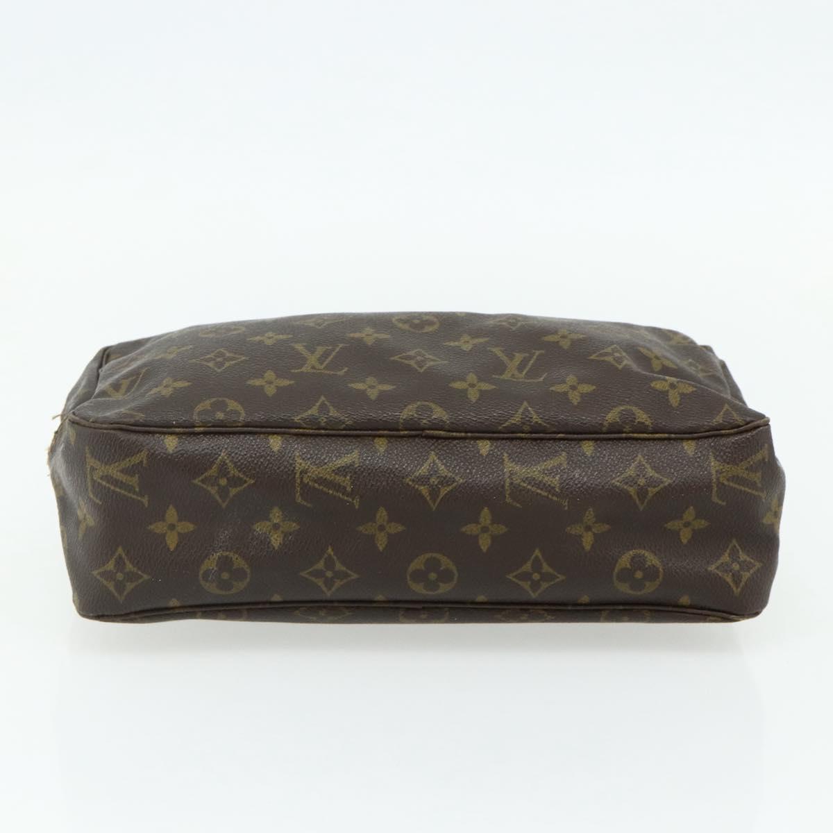 LOUIS VUITTON Monogram Trousse Toilette 28 Clutch Bag M47522 LV Auth ti3912