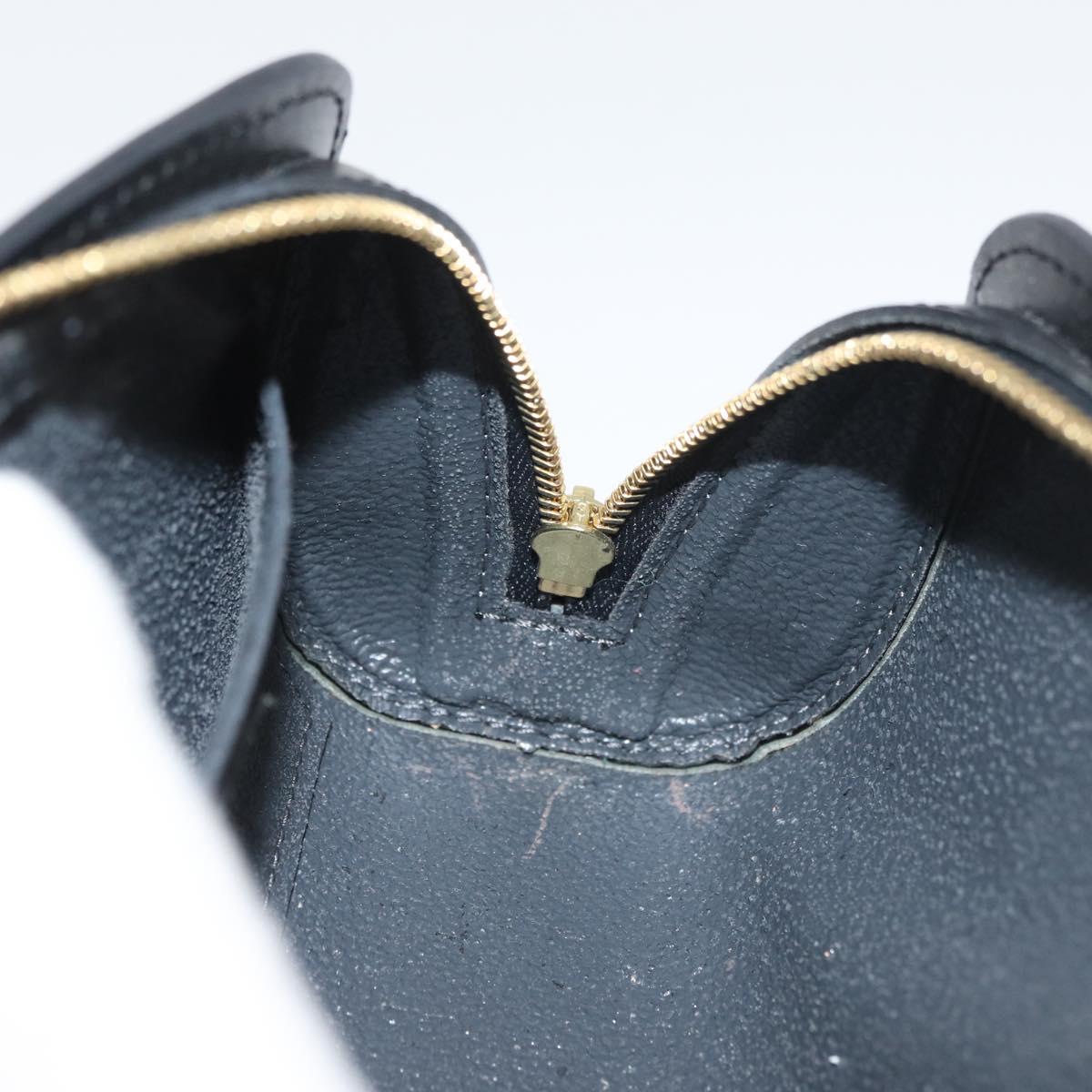 LOUIS VUITTON Epi Dauphine PM Pouch Black M48442 LV Auth ti3914