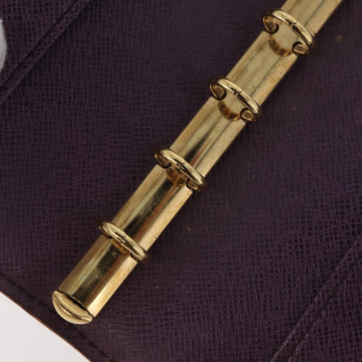 LOUIS VUITTON Epi Agenda PM Day Planner Cover Yellow R20059 LV Auth ti3915