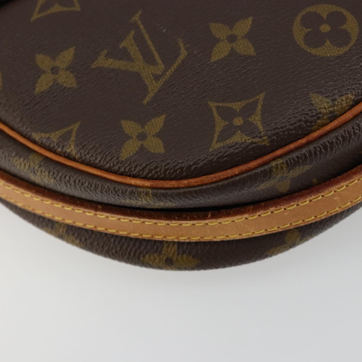 LOUIS VUITTON Monogram Jeune Fille MM Shoulder Bag M51226 LV Auth ti3916