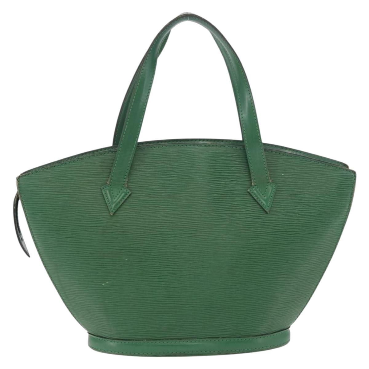 LOUIS VUITTON Epi Saint Jacques Hand Bag Green M52274 LV Auth ti3917
