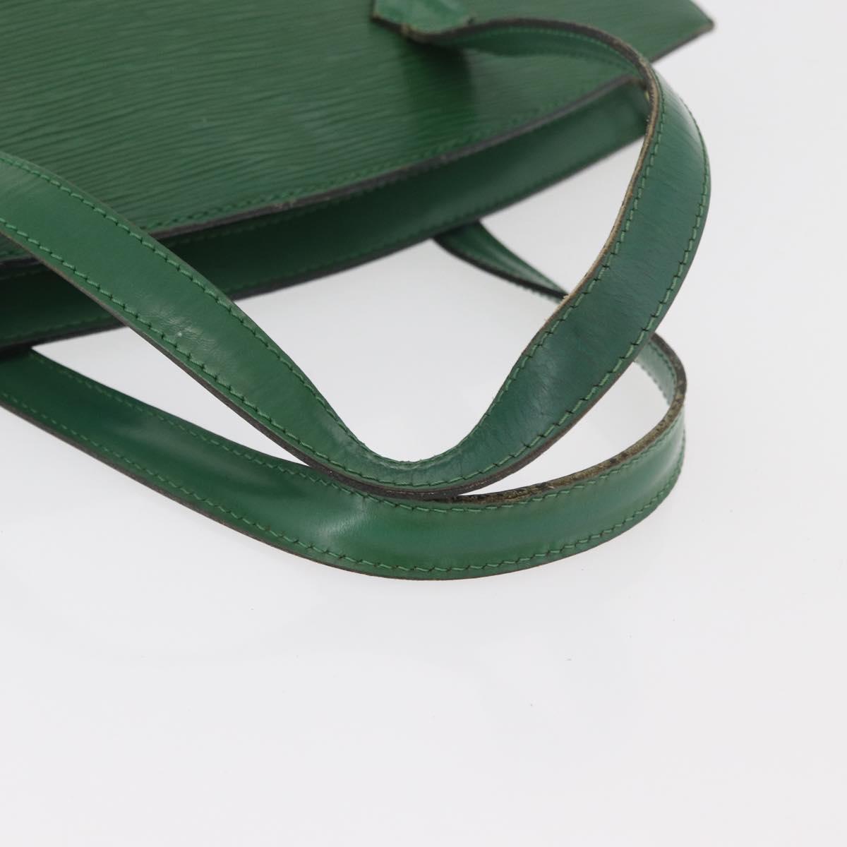 LOUIS VUITTON Epi Saint Jacques Hand Bag Green M52274 LV Auth ti3917