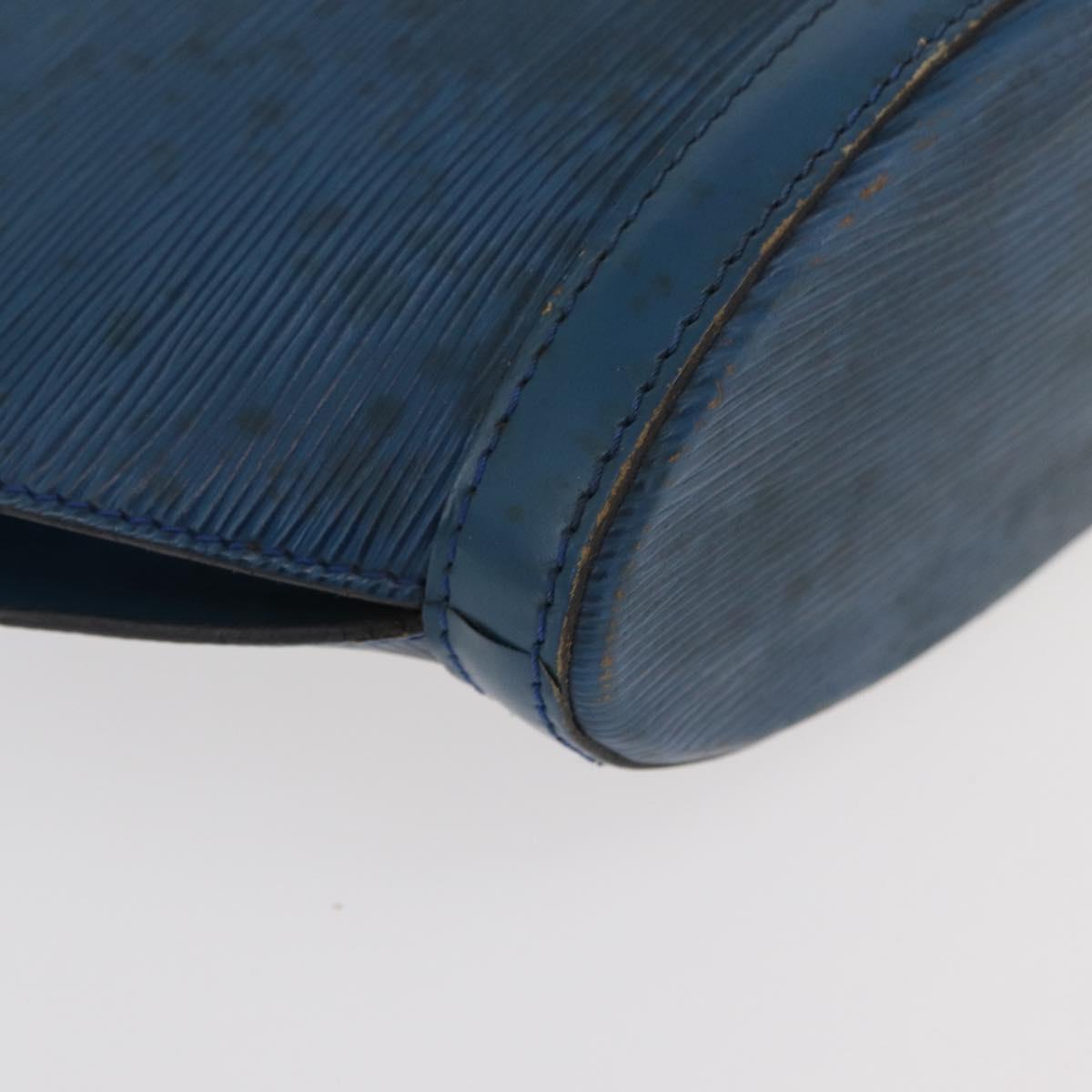 LOUIS VUITTON Epi Saint Jacques Shoulder Bag Blue M52275 LV Auth ti3918