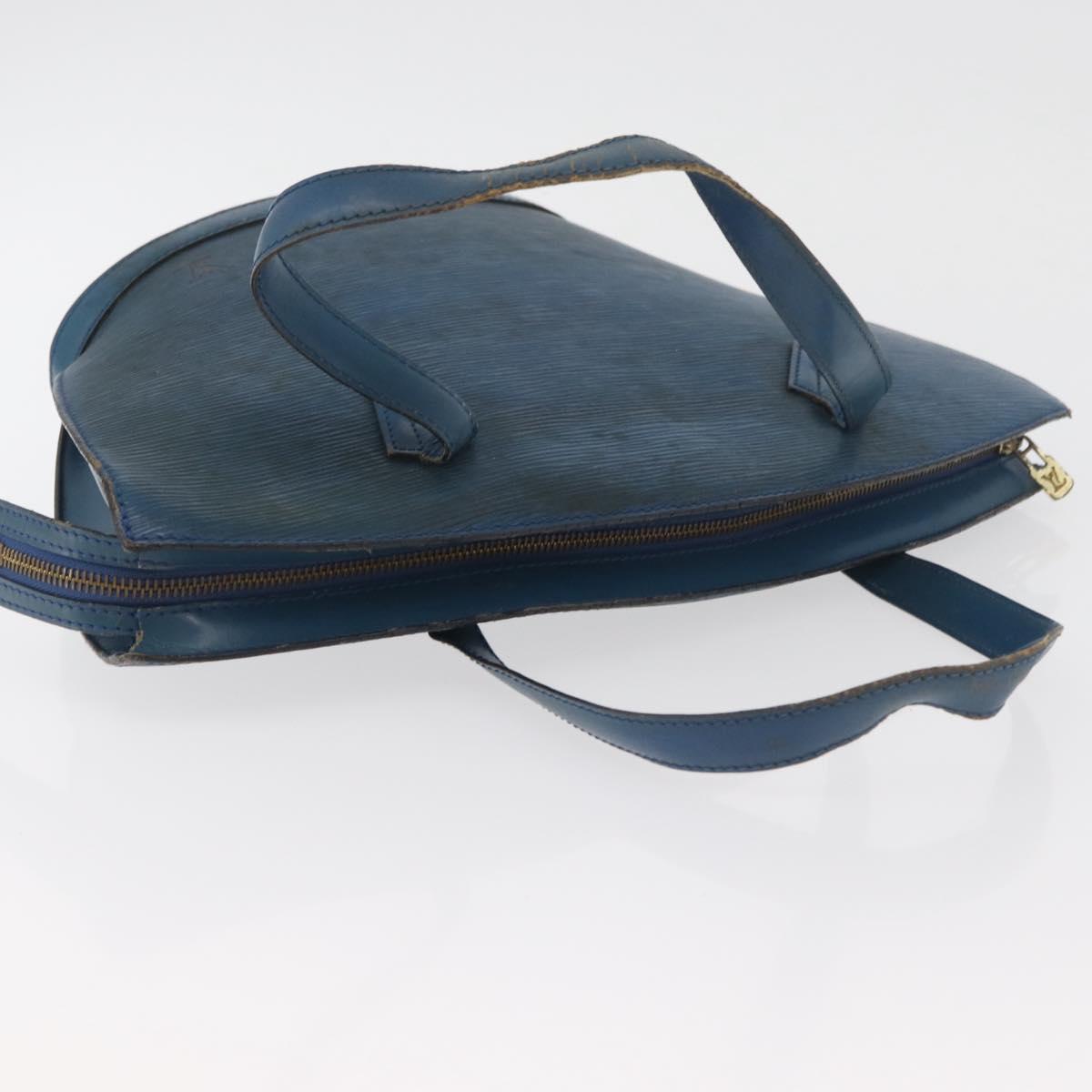LOUIS VUITTON Epi Saint Jacques Shoulder Bag Blue M52275 LV Auth ti3918