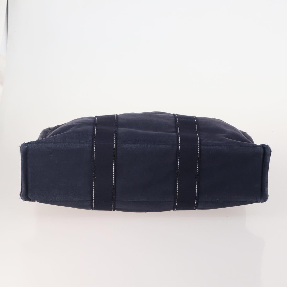 HERMES Fourre Tout Hand Bag cotton 4 Set Black Red gray Auth ti3922