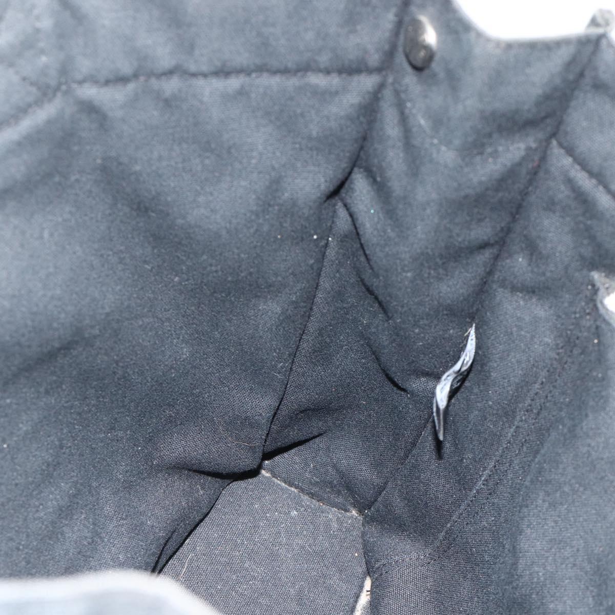 HERMES Fourre Tout MM Tote Bag cotton Black Auth ti3923A