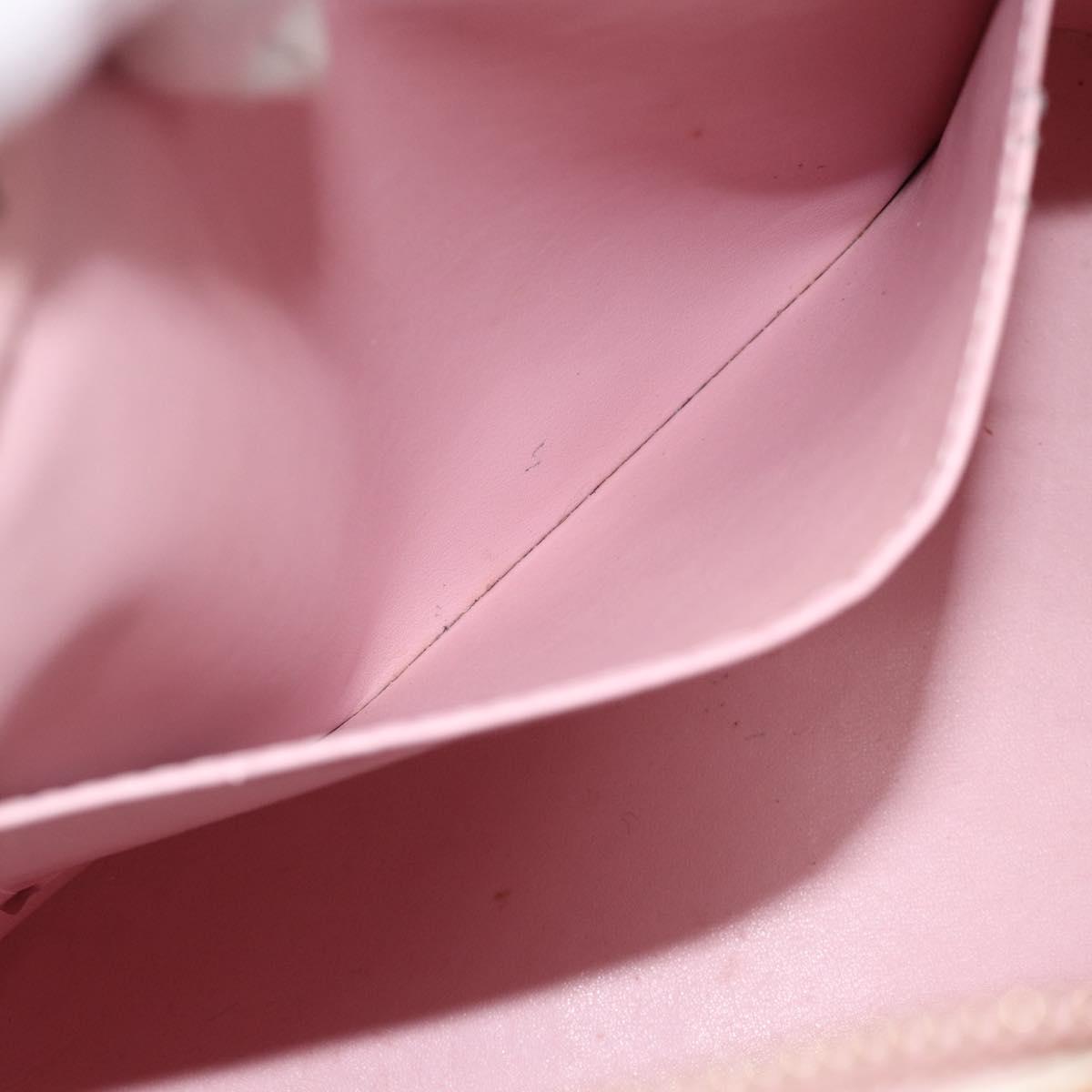 LOUIS VUITTON Monogram Vernis Houston Bag Marshmallow Pink M91302 LV Auth ti3939