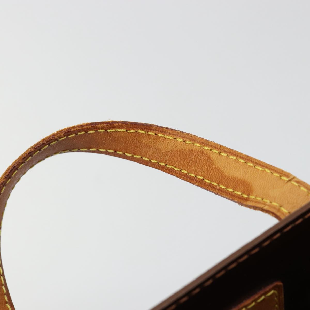 LOUIS VUITTON Monogram Vernis Reade PM Hand Bag Bronze M91146 LV Auth ti3947