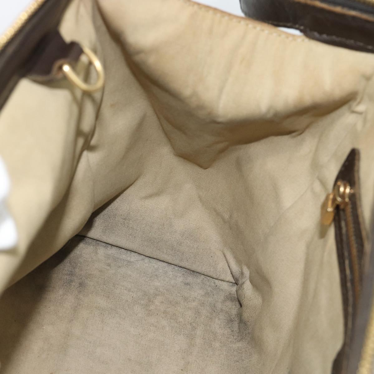 LOUIS VUITTON Monogram Mini Josephine PM Hand Bag Khaki M92215 LV Auth ti3950