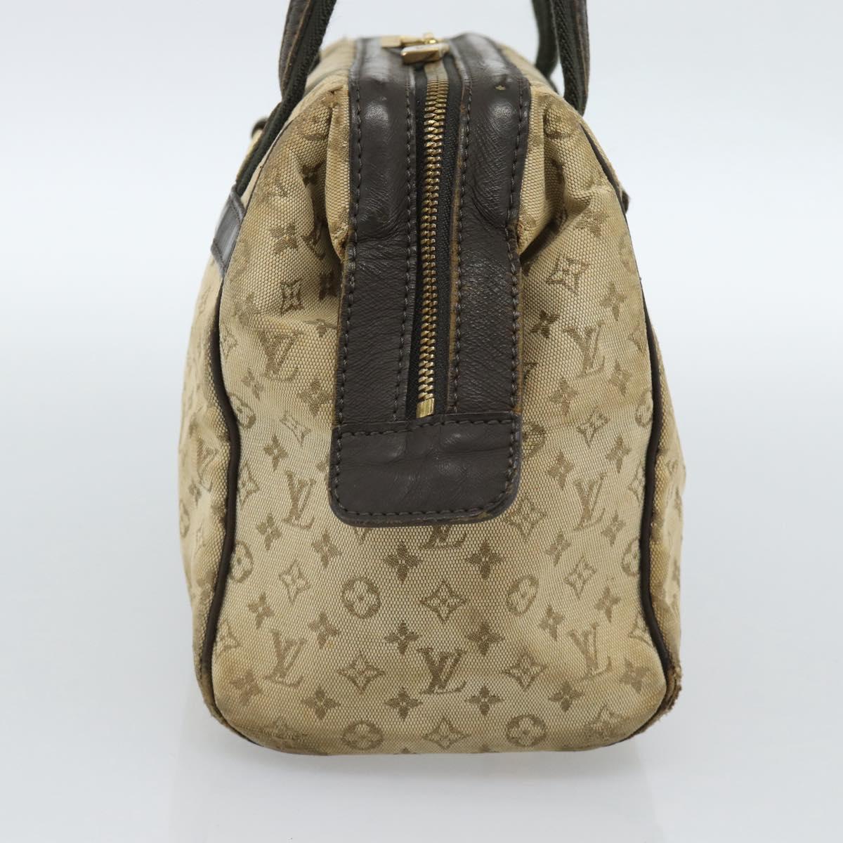 LOUIS VUITTON Monogram Mini Josephine PM Hand Bag Khaki M92215 LV Auth ti3950