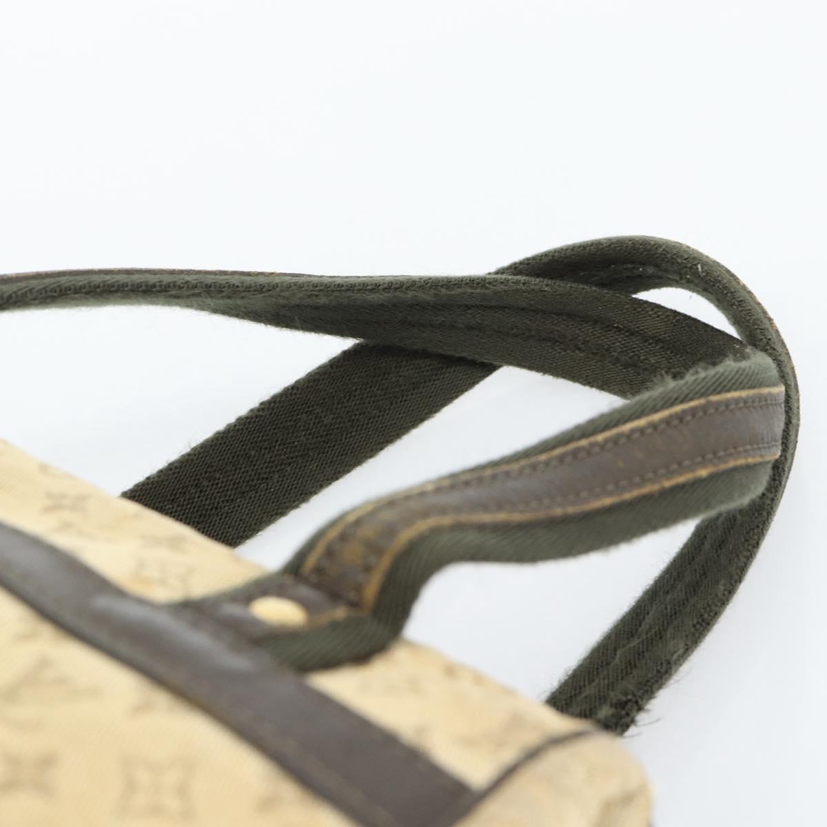 LOUIS VUITTON Monogram Mini Josephine PM Hand Bag Khaki M92215 LV Auth ti3950