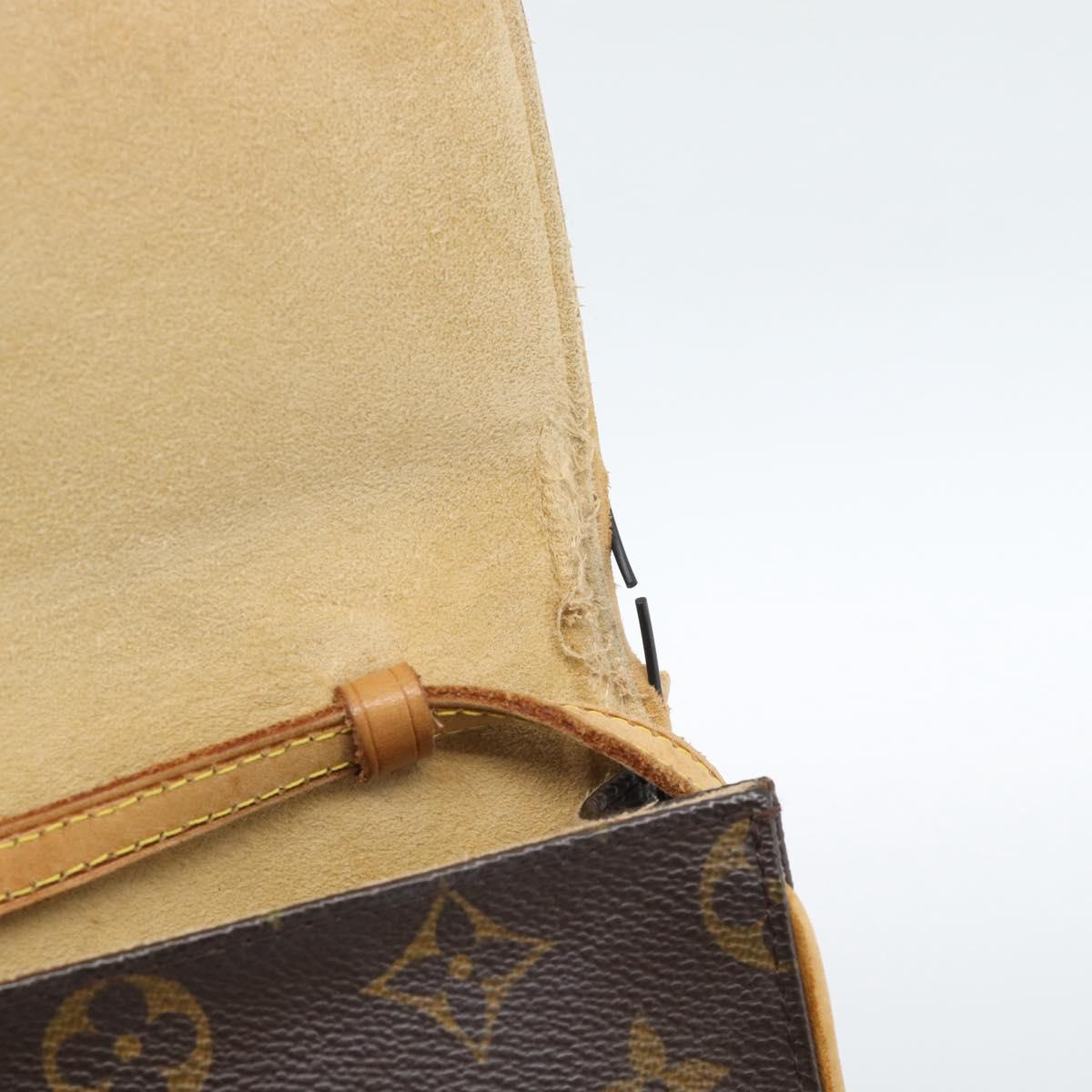 LOUIS VUITTON Monogram Pochette Twin GM Shoulder Bag M51852 LV Auth ti3955