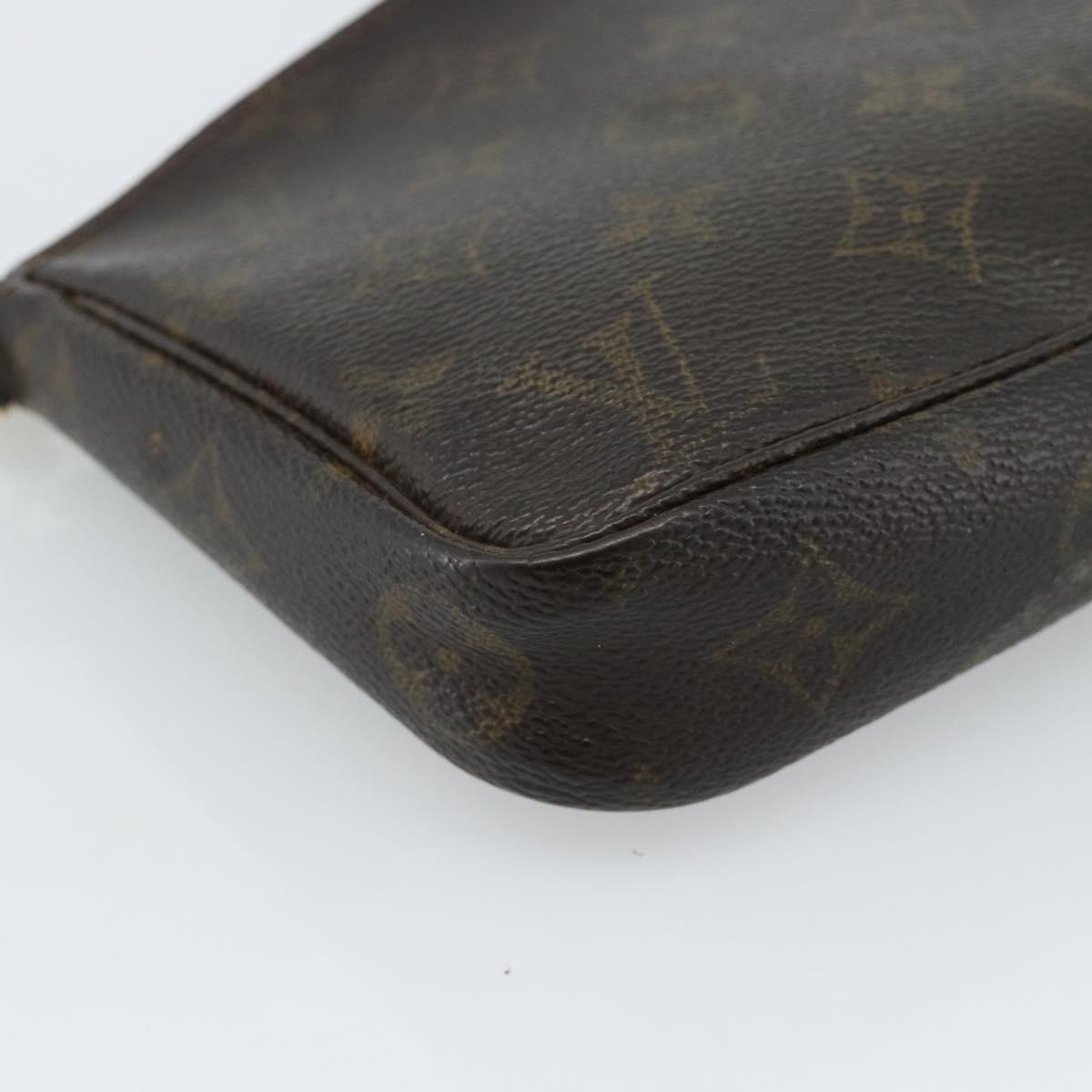 LOUIS VUITTON Monogram Pochette Accessoires Pouch M51980 LV Auth ti3956