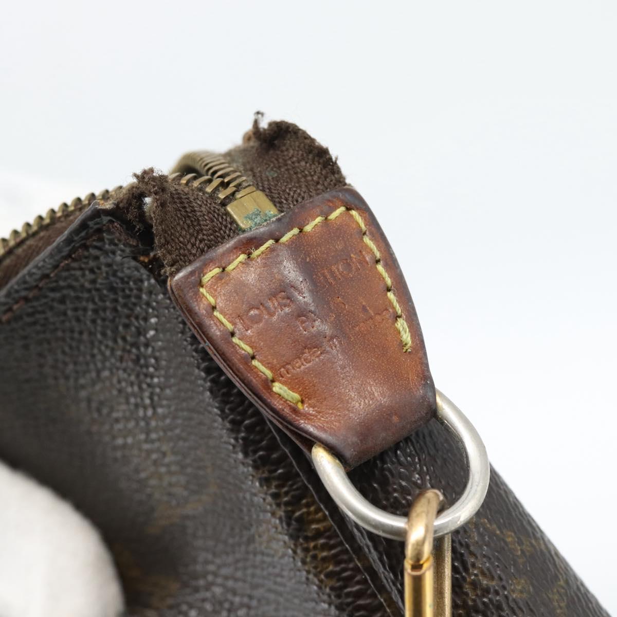 LOUIS VUITTON Monogram Pochette Accessoires Pouch M51980 LV Auth ti3956