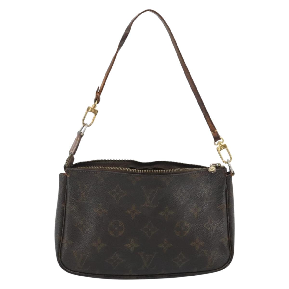 LOUIS VUITTON Monogram Pochette Accessoires Pouch M51980 LV Auth ti3956
