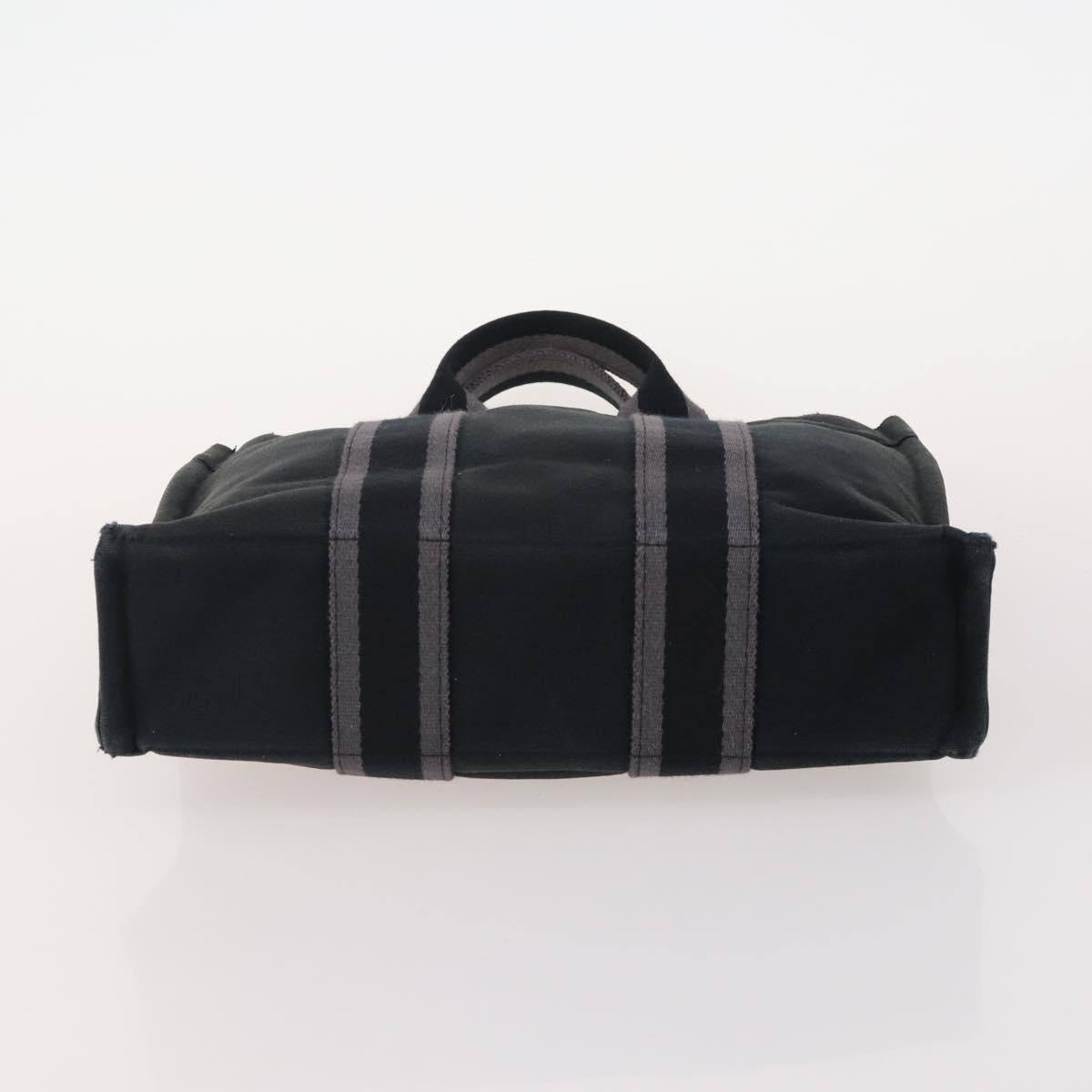 HERMES Fourre Tout Hand Bag Cotton 5 Set Red Gray Black Auth ti3989