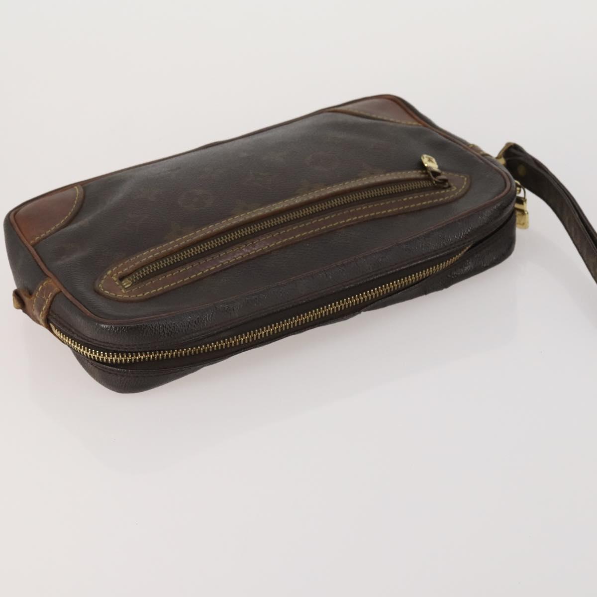 LOUIS VUITTON Monogram Clutch Bag 4 Set LV Auth ti3993
