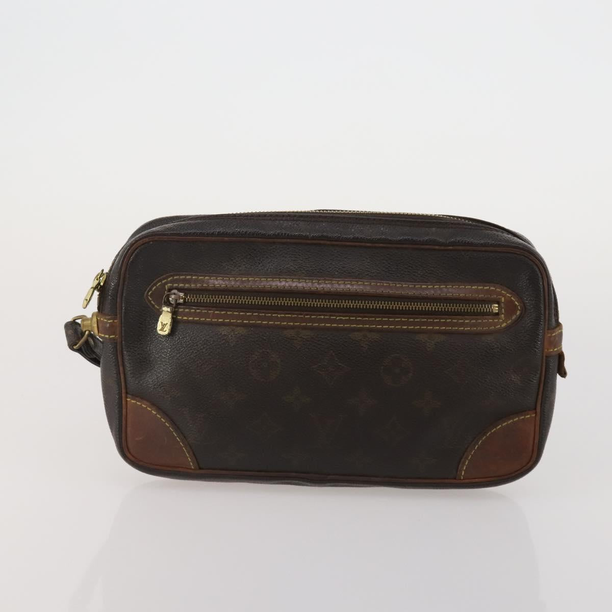 LOUIS VUITTON Monogram Clutch Bag 4 Set LV Auth ti3993