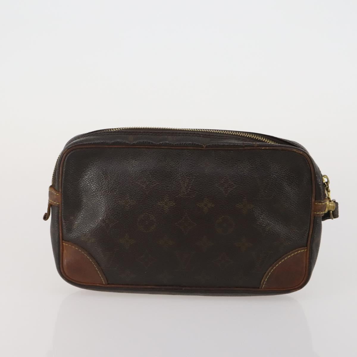 LOUIS VUITTON Monogram Clutch Bag 4 Set LV Auth ti3993