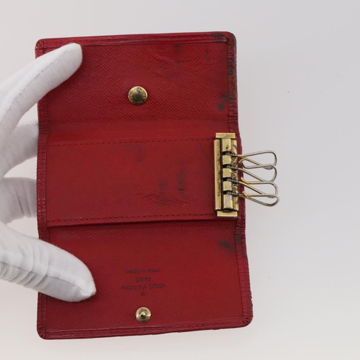 LOUIS VUITTON Monogram Epi Wallet Key Case Clutch Bag 6 Set LV Auth ti4004