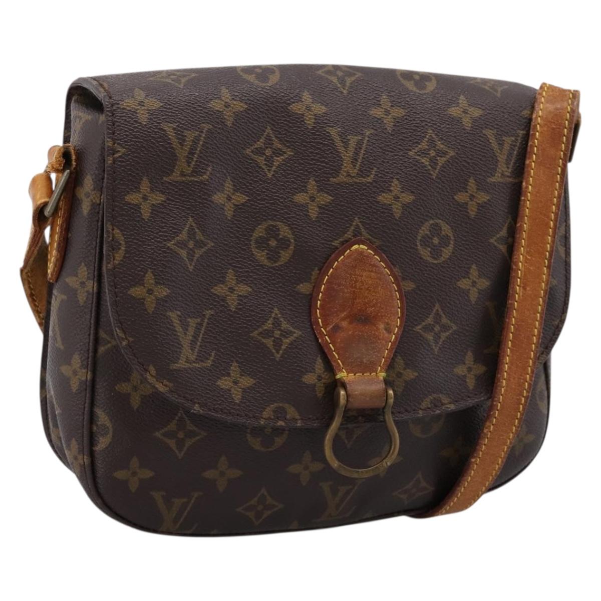LOUIS VUITTON Monogram Saint Cloud GM Shoulder Bag M51242 LV Auth ti4008