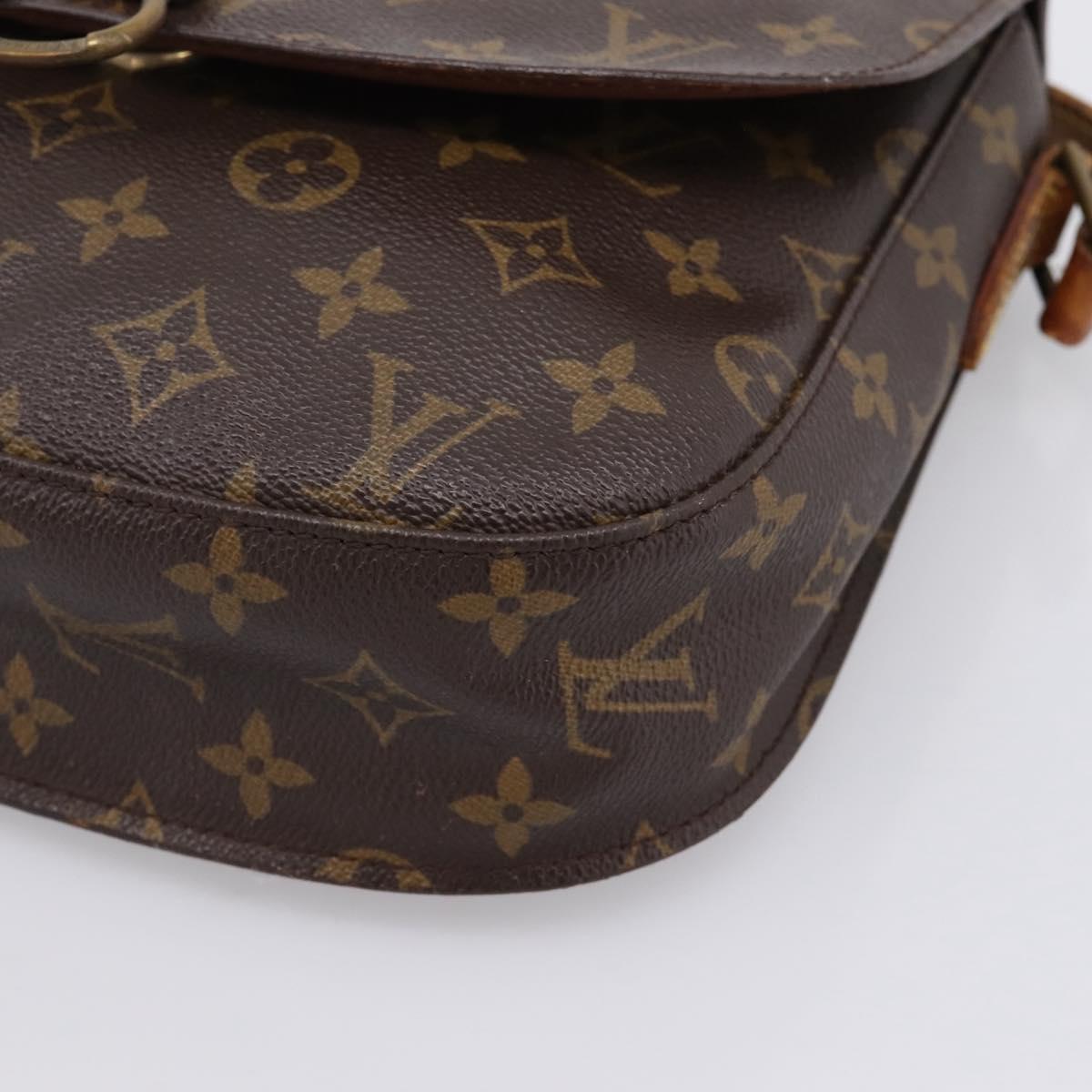LOUIS VUITTON Monogram Saint Cloud GM Shoulder Bag M51242 LV Auth ti4008