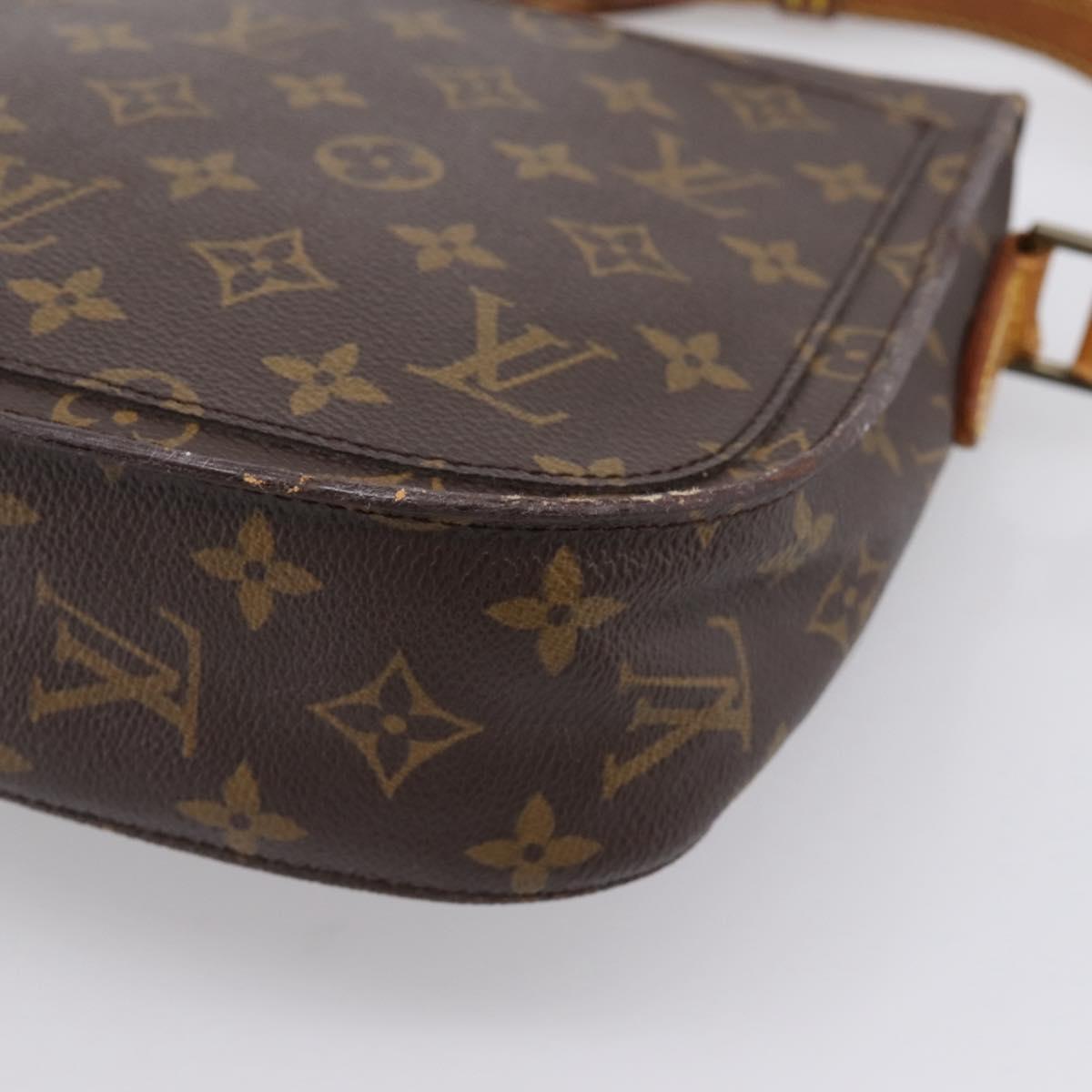 LOUIS VUITTON Monogram Saint Cloud GM Shoulder Bag M51242 LV Auth ti4008