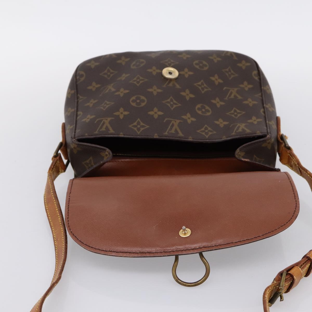 LOUIS VUITTON Monogram Saint Cloud GM Shoulder Bag M51242 LV Auth ti4008