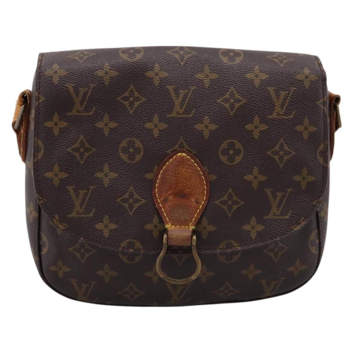 LOUIS VUITTON Monogram Saint Cloud GM Shoulder Bag M51242 LV Auth ti4008