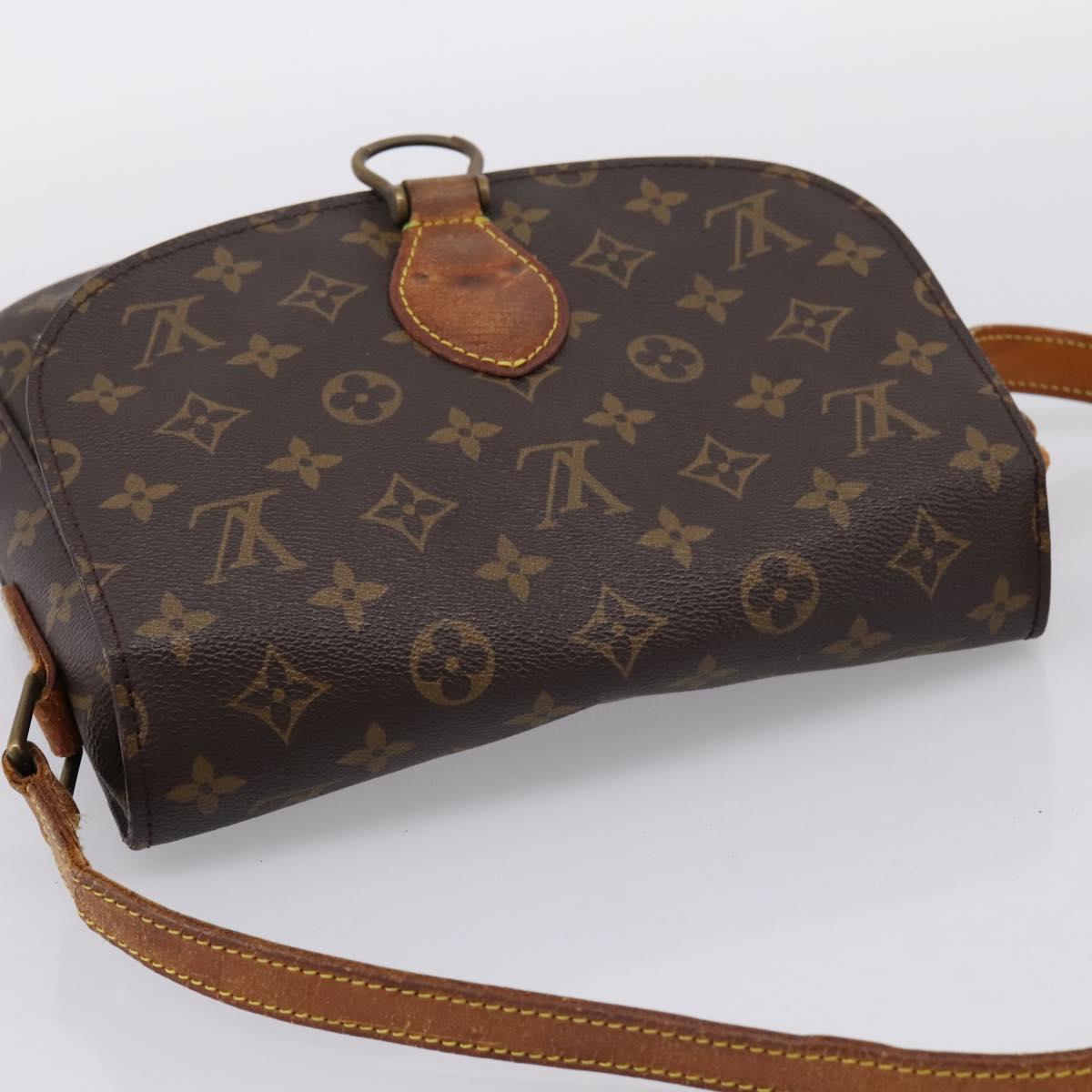 LOUIS VUITTON Monogram Saint Cloud GM Shoulder Bag M51242 LV Auth ti4008
