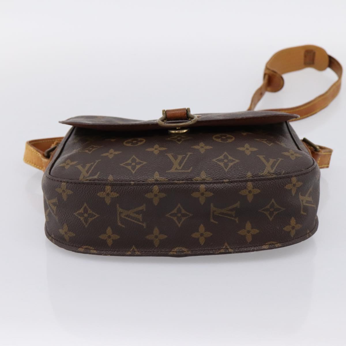 LOUIS VUITTON Monogram Saint Cloud GM Shoulder Bag M51242 LV Auth ti4008