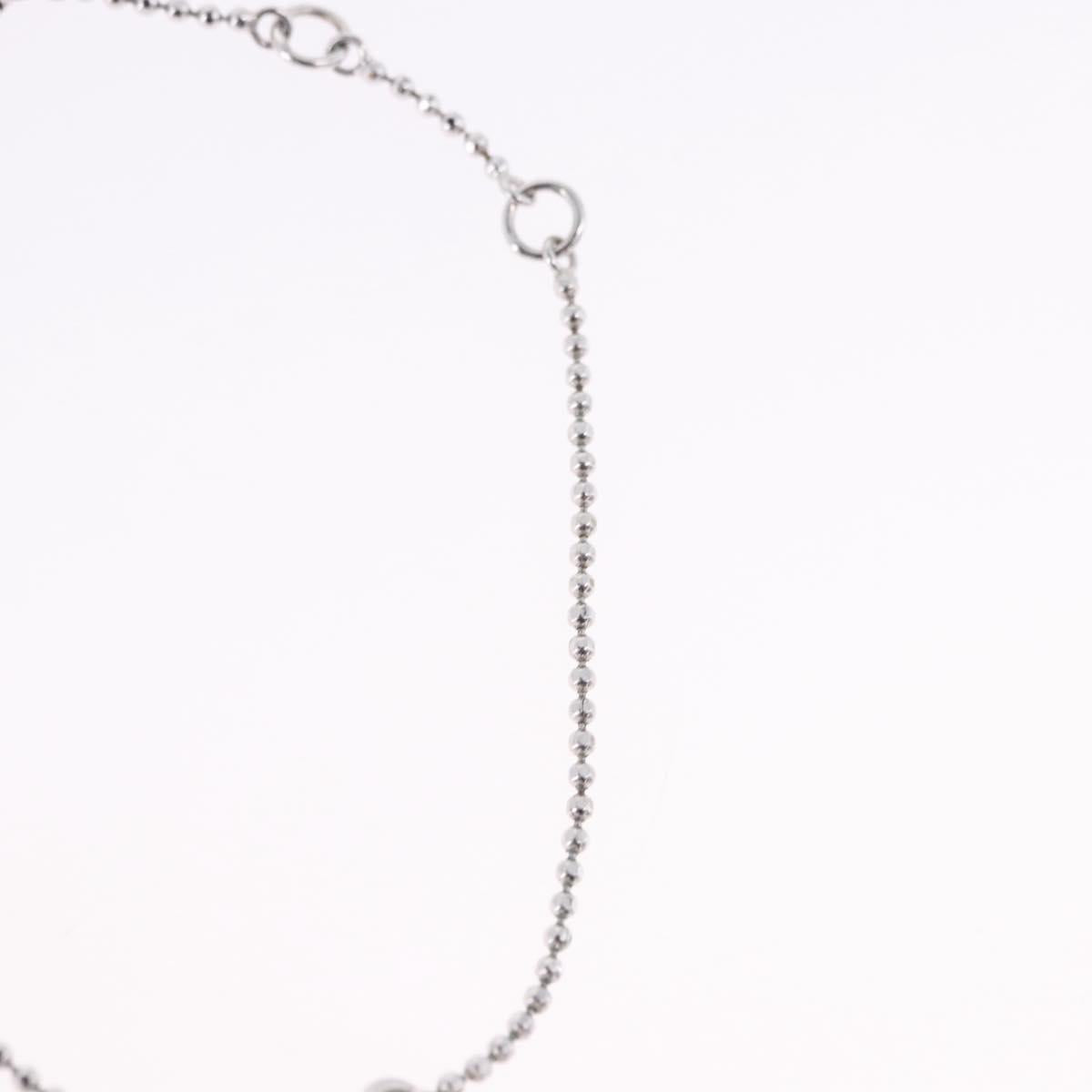 Christian Dior Bracelet Metal Silver Auth ti4011