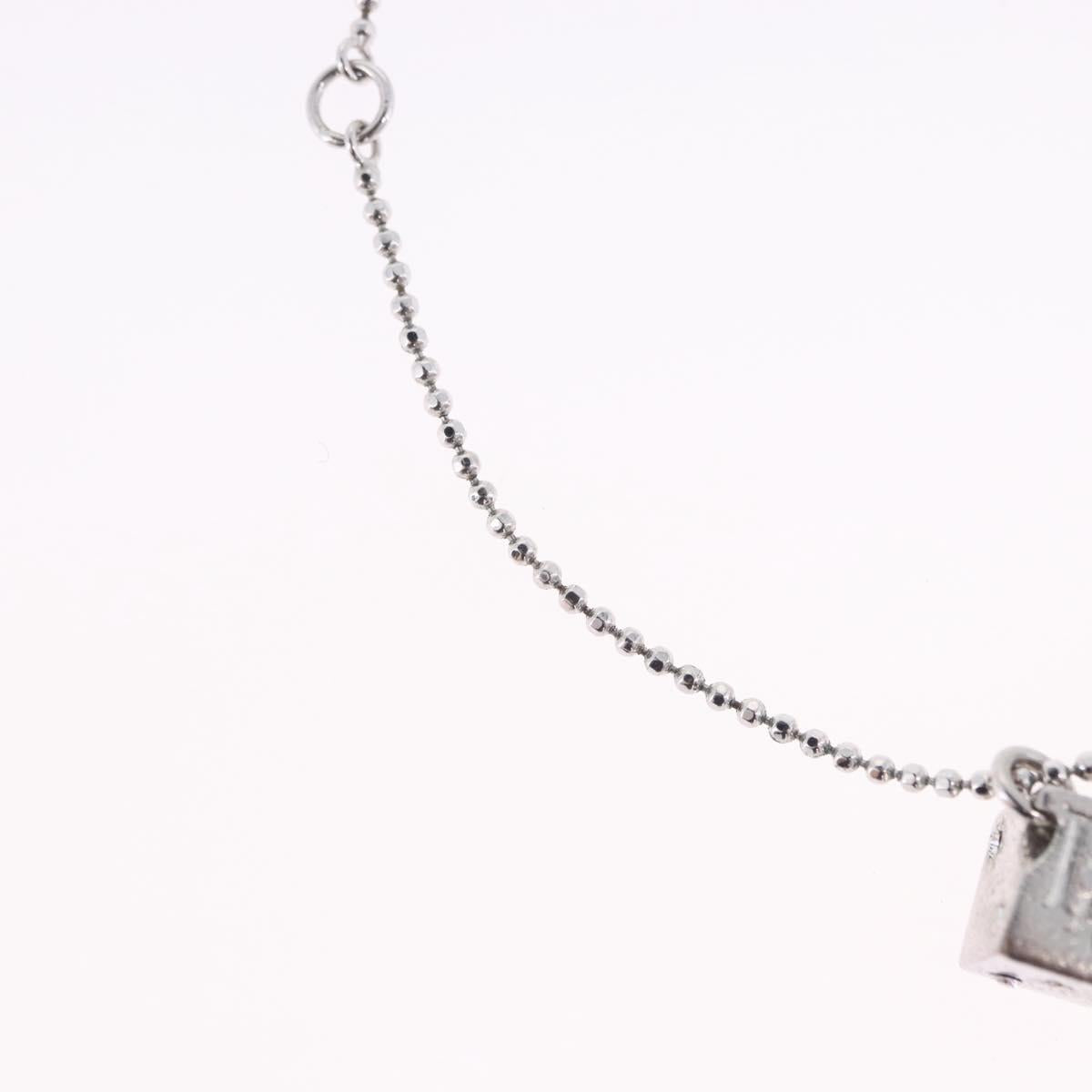 Christian Dior Bracelet Metal Silver Auth ti4011