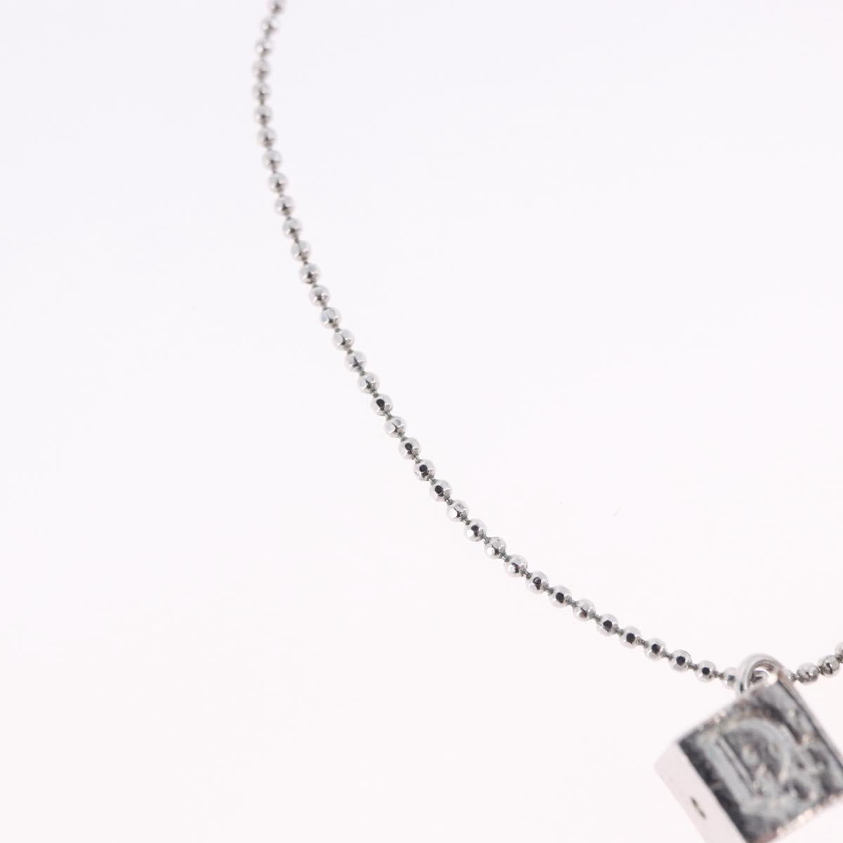 Christian Dior Bracelet Metal Silver Auth ti4011