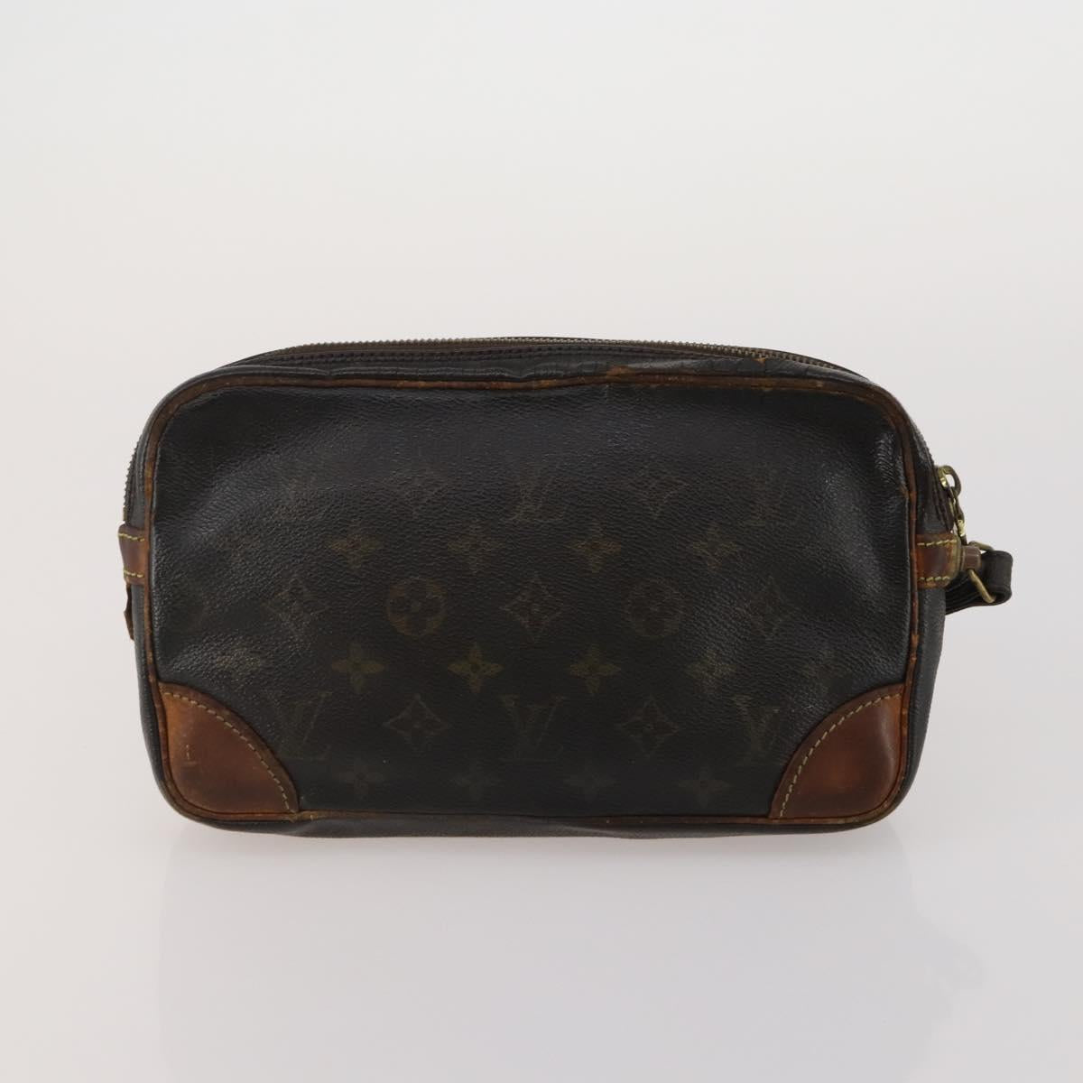 LOUIS VUITTON Monogram Clutch Bag 4 Set LV Auth ti4012