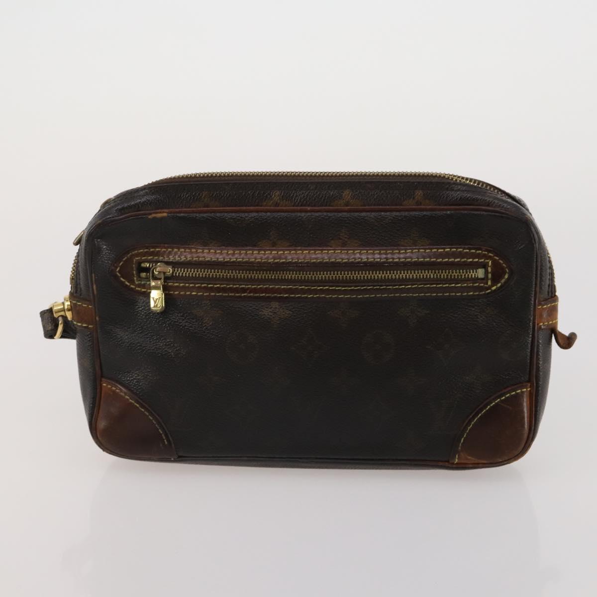 LOUIS VUITTON Monogram Clutch Bag 4 Set LV Auth ti4012