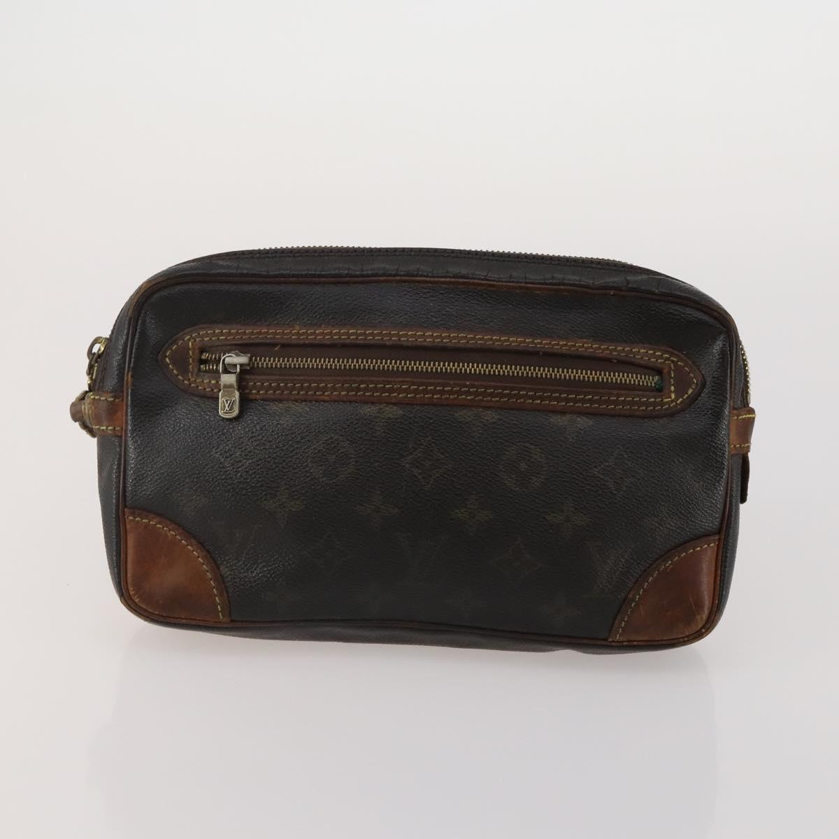 LOUIS VUITTON Monogram Clutch Bag 4 Set LV Auth ti4012