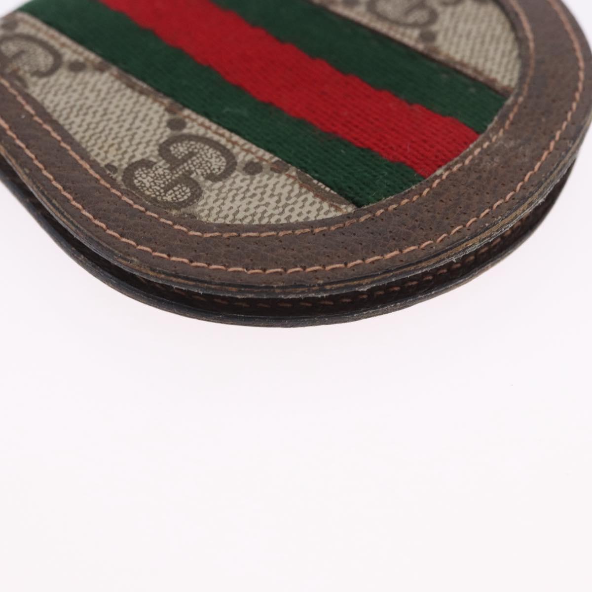 GUCCI GG Canvas Key Ring Web Sherry Line Wallet 4 Set Beige Auth ti4027