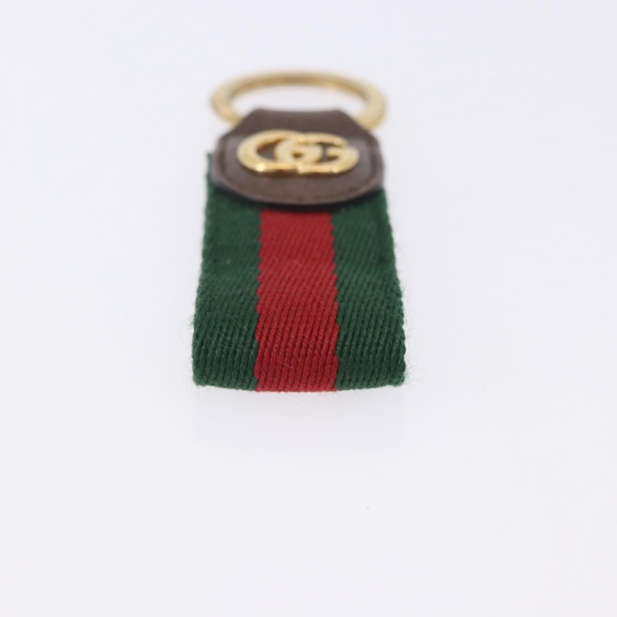 GUCCI GG Canvas Key Ring Web Sherry Line Wallet 4 Set Beige Auth ti4027
